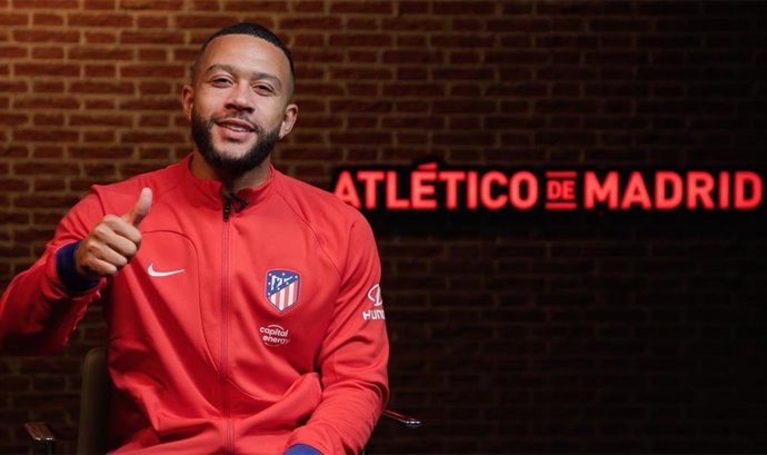 El futbolista del Atlético de Madrid Memphis Depay