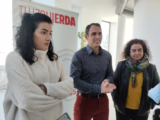 El coordinador general de IU Andalucía, Toni Valero, participa en la Asamblea municipalista de IU en Jaén.