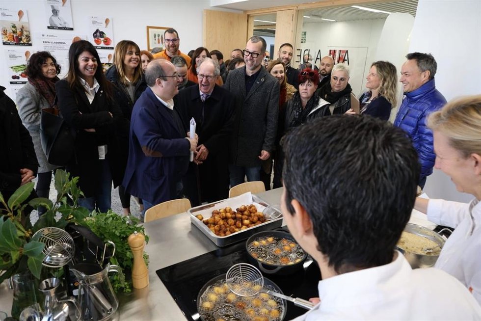 Miquel Iceta inaugura el Espai Josep Lladonosa