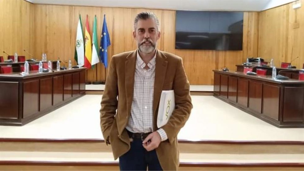El portavoz del Grupo Municipal Vox en Mairena del Aljarafe (Sevilla), Juan Miguel Espinar