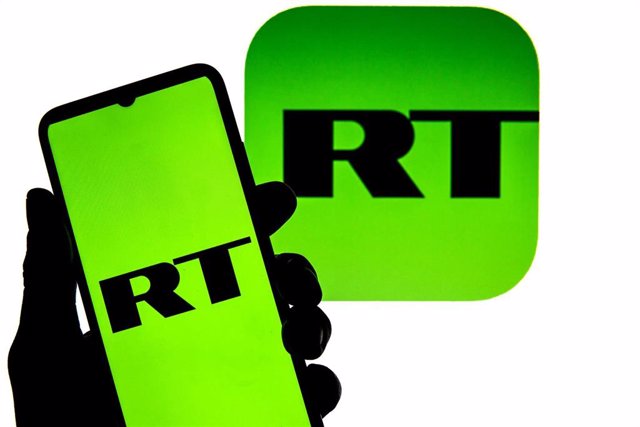 Archivo - Logotipo de la televisión pública rusa RT