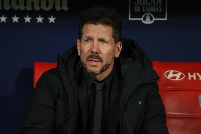 Diego Pablo Simeone, entrenador del Atlético de Madrid