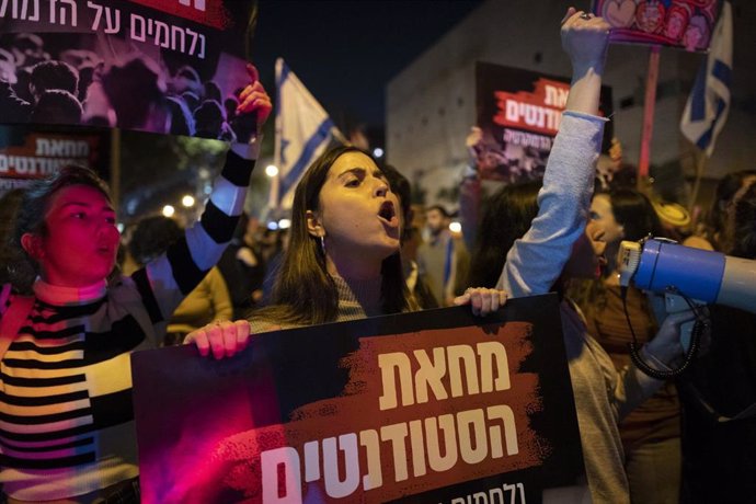 Protestas en Tel Aviv contra el nuevo Gobierno 