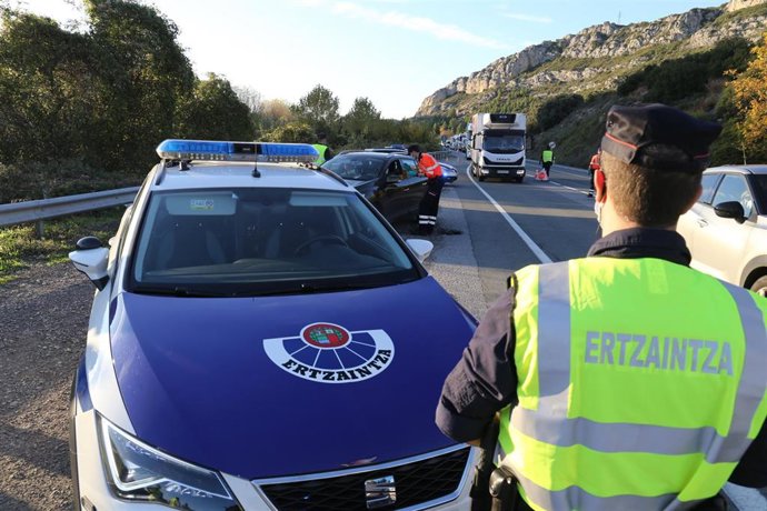 Archivo - Control de la Ertzaintza