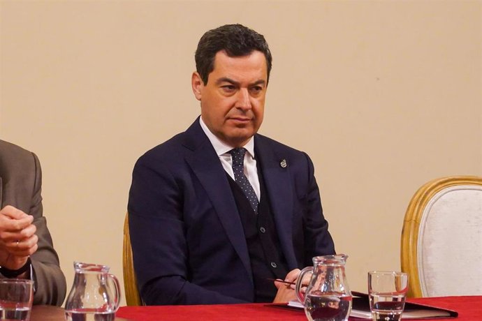 El presidente de la Junta de Andalucía, Juanma Moreno, en una foto de archivo.