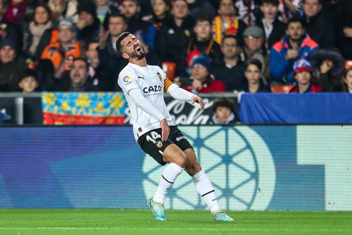 José Luis Gay con el Valencia