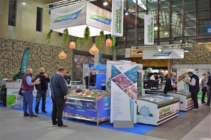 Vista general del stand de Mercamálaga en H&T 2022