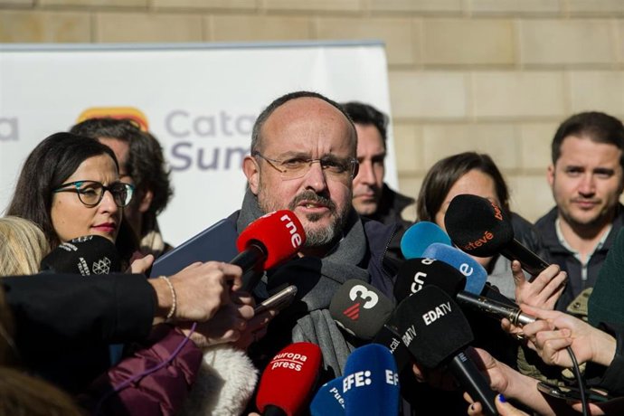 El líder del PP en Catalunya, Alejandro Fernández