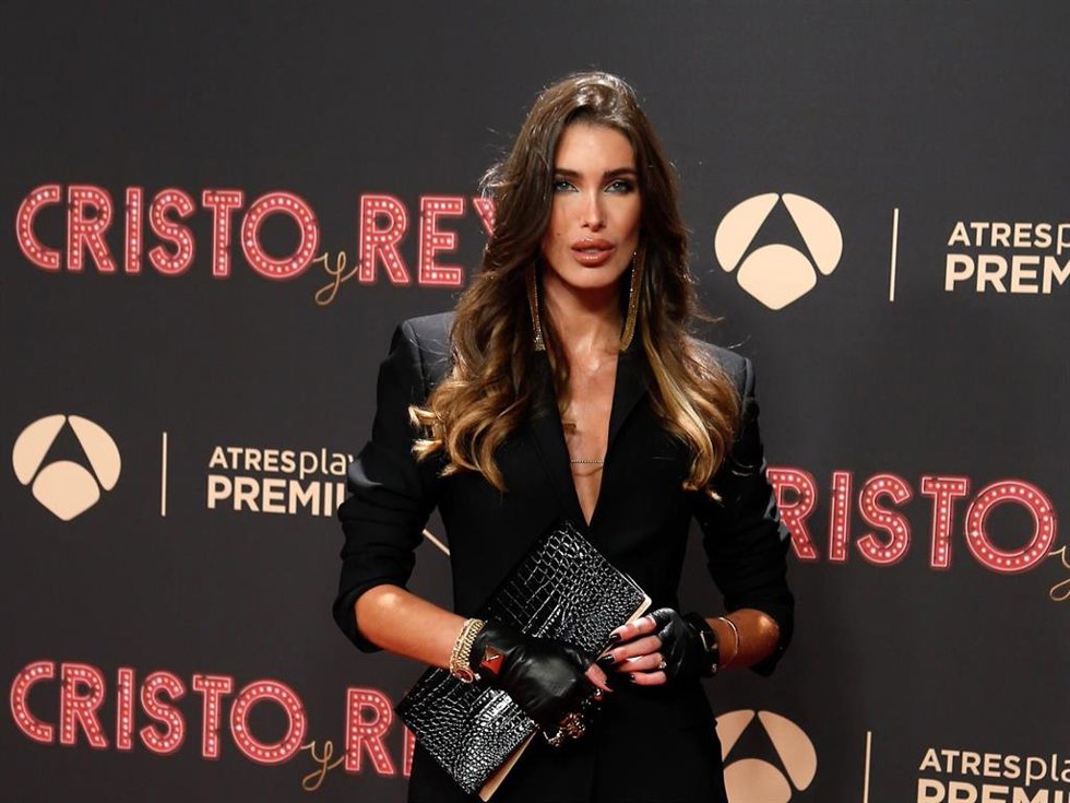Marta López Álamo durante el estreno de la serie Cristo y Rey