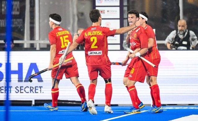 La selección española masculina de hockey hierba