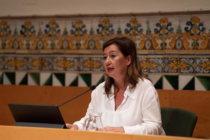 Archivo - La presidenta del Govern, Francina Armengol. Archivo. 