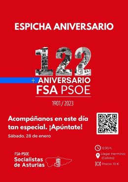 Espicha aniversario de la FSA-PSOE