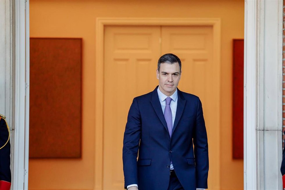 El presidente del Gobierno, Pedro Sánchez