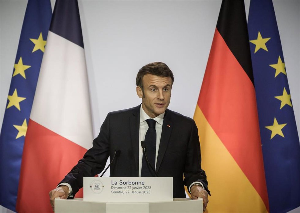 El presidente francés, Emmanuel Macron