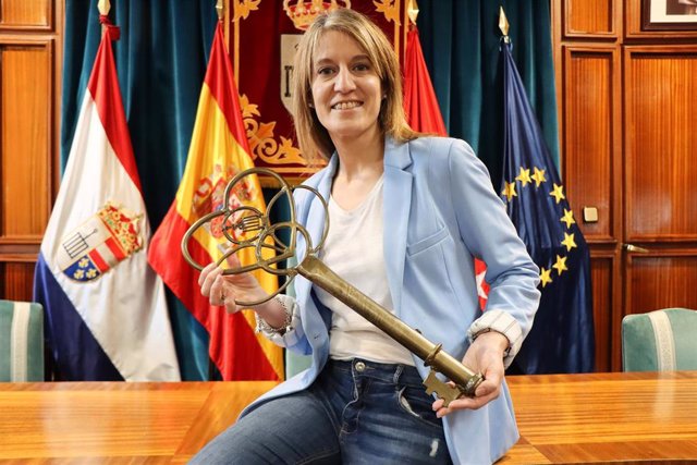 Archivo - La alcaldesa de San Lorenzo de El Escorial, Carlota López Esteban