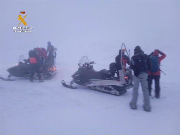 Rescate de montañeros en el San Lorenzo