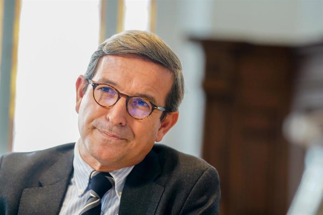 El consejero de Política Industrial y Energía, Jorge Paradela Gutiérrez, durante la entrevista concedida a Europa Press. A 27 de diciembre de 2022 en Sevilla, (Andalucía, España).
