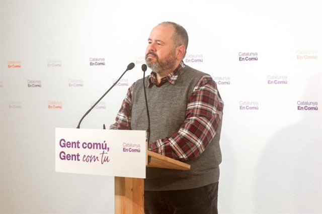 El portaveu dels comuns i diputat al Congrés, Joan Mena