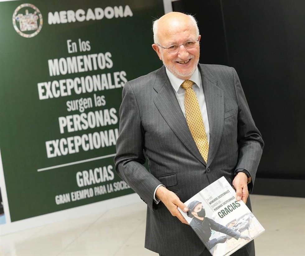 Archivo - El presidente de Mercadona, Juan Roig