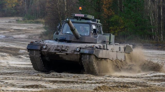 Archivo - Tanque Leopard 2 al servicio de las Fuerzas Armadas de Alemania