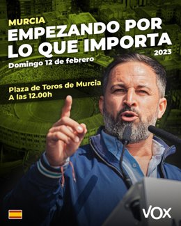 Cartel del evento que tendrá lugar en la plaza de Toros de Murcia