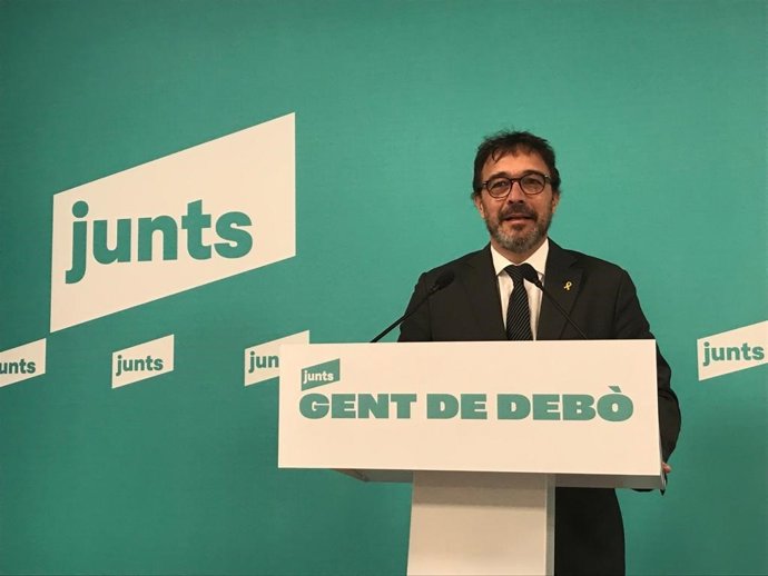 El portavoz de Junts, Josep Rius