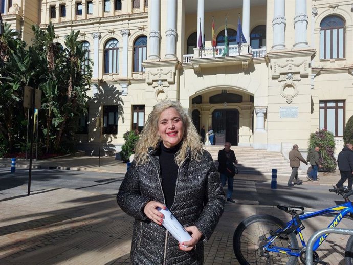 La coordinadora local de Izquierda Unida Málaga, concejala en el Ayuntamiento de Málaga y candidata a la Alcaldía, Remedios Ramos,