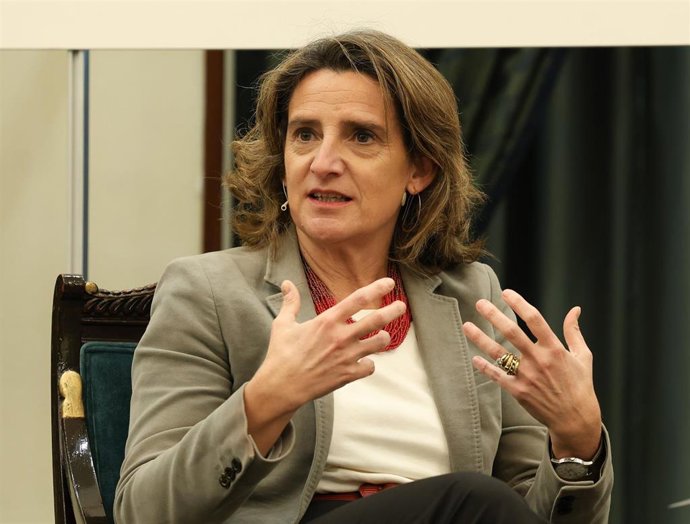 La vicepresidenta tercera y ministra para la Transición Ecológica y el Reto Demográfico, Teresa Ribera
