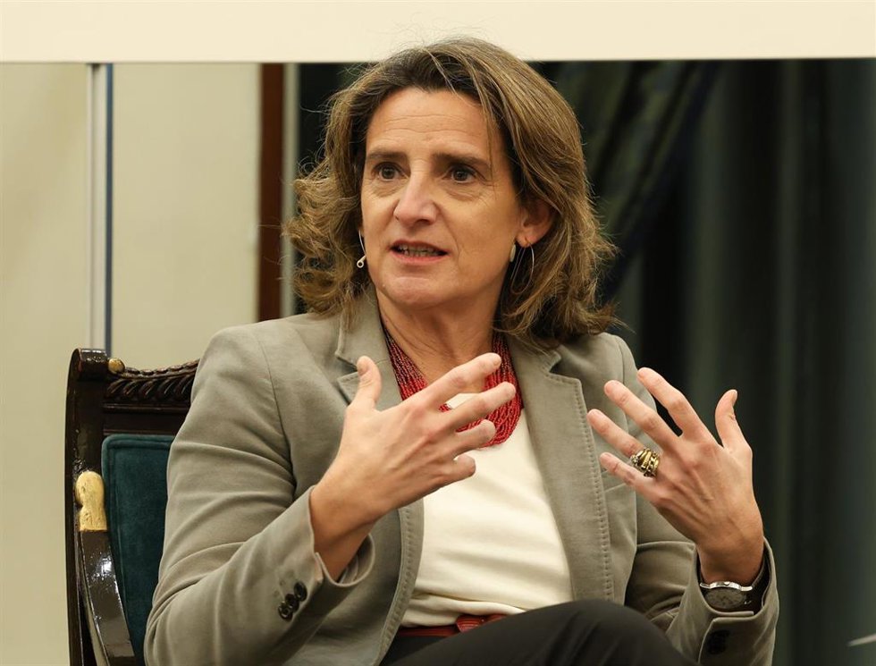La vicepresidenta tercera y ministra para la Transición Ecológica y el Reto Demográfico, Teresa Ribera