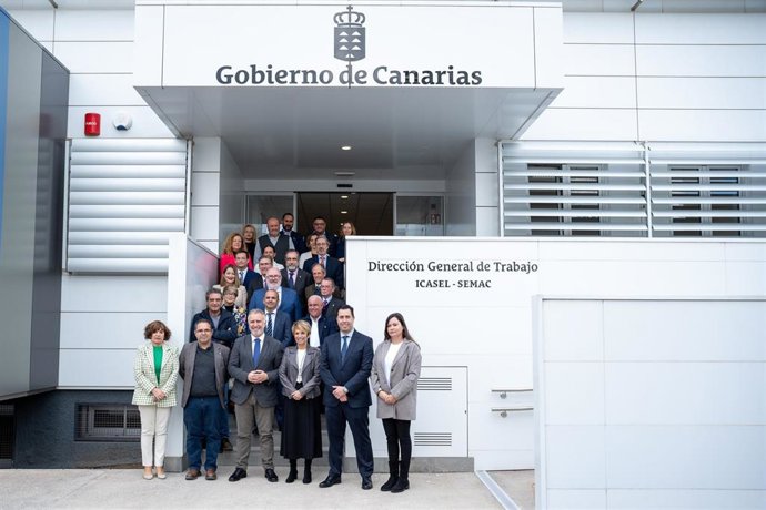 El presidente de Canarias, Ángel Víctor Torres, en la inauguración de la Dirección General de Trabajo en Las Palmas de Gran Canaria