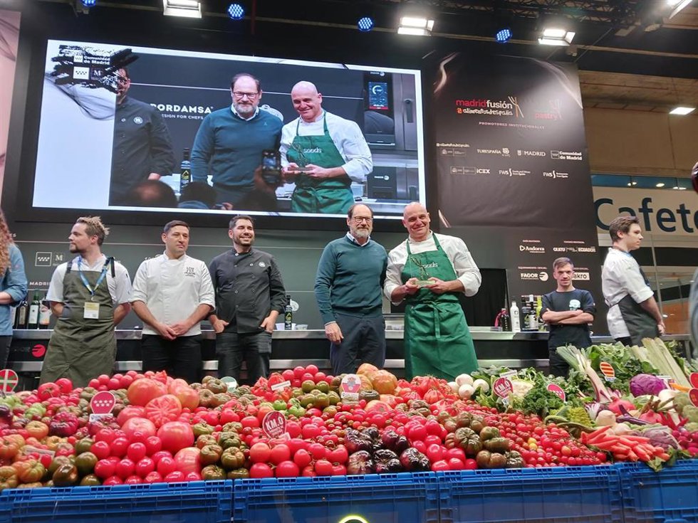 La Comunidad concede al cocinero Alfonso Castellano el premio del Concurso de Alimentos de Madrid