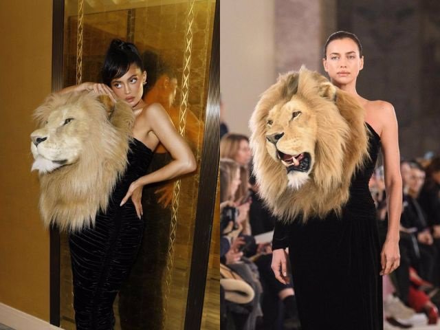 Kylie Jenner e Irina Shayk en la semana de la Alta Costura en París