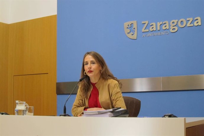 La consejera de Hacienda del Ayuntamiento de Zaragoza, María Navarro.