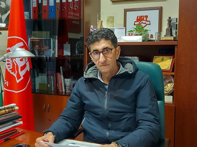El secretario general de UGT-Huelva, Sebastián Donaire.