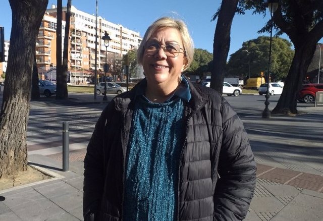 La candidata de Izquierda Unida a la Alcaldía y portavoz de UP en el Ayuntamiento de Huelva, Mónica Rossi.