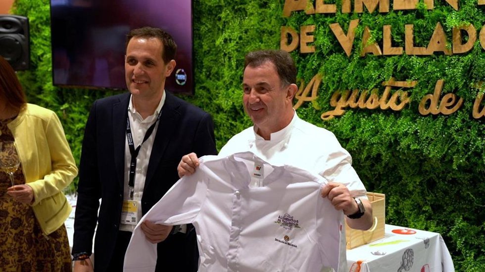 Conrado Íscar, junto a Martín Berasategui en Madrid Fusión, pone a Valladolid "como punta de lanza en proyectos gastronómicos y enoturísticos"