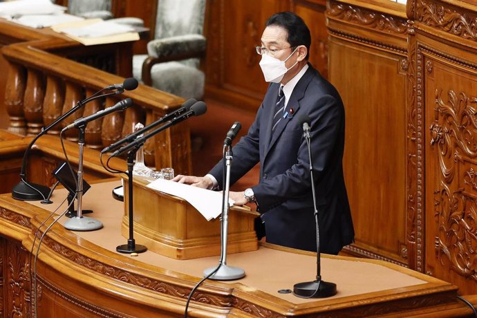 Archivo - El primer ministro Fumio Kishida en la Dieta o Parlamento japonés