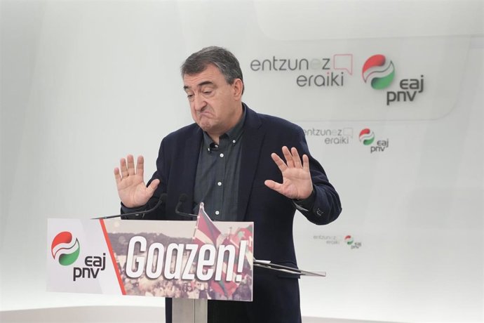 El portavoz del Grupo Vasco en el Congreso de los Diputados, Aitor Esteban