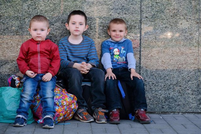 Archivo - Niños ucranianos (Archivo)