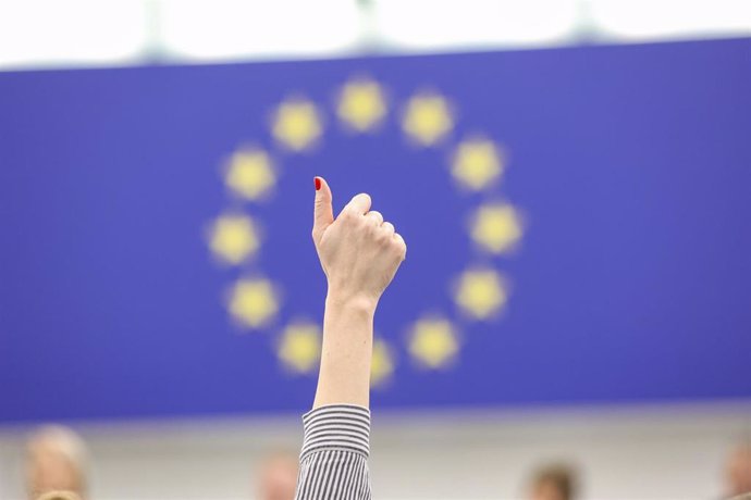 Votación en el pleno del Parlamento Europeo