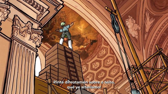 El corto animado sobre la biografía de Goya ya está disponible en aragonés.