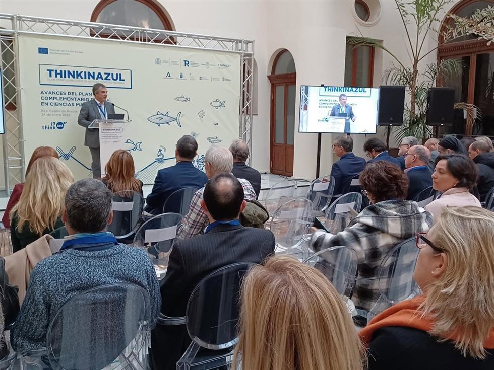El consejero Juan María Vázquez, durante la inauguración de la jornada
