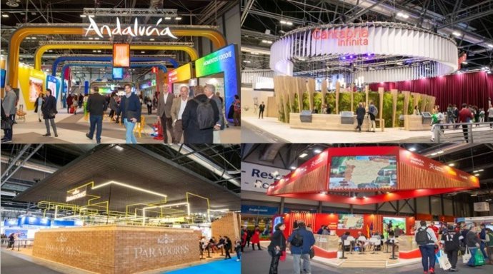 La división MICE de Grupo Viajes el Corte Inglés creó doce stands en Fitur 2023 y tres fueron premiados.