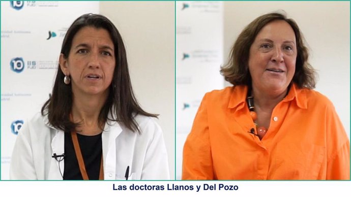 Lucía Llanos, farmacóloga clínica de la Unidad de Investigación Clínica y secretaria del Comité de Integridad Cientifica del IIS-FJD,  y Victoria del Pozo, subdirectora de Investigación y vocal del Comité de Integridad Científica del IIS-FJD.