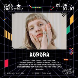 El Vida Festival incorpora a Aurora a su cartel