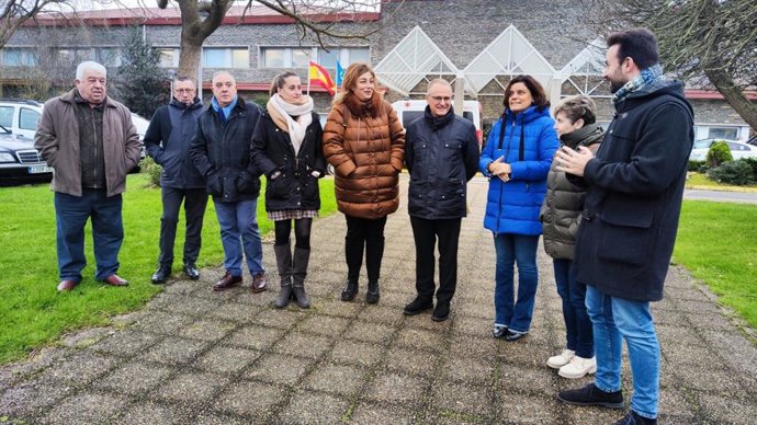 El candidato del PP a la Presidencia del Principado, Diego Canga, en Jarrio