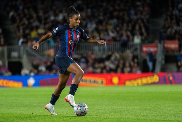Archivo - Geyse Ferreira amb el FC Barcelona
