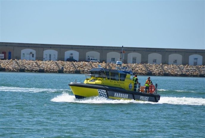 Embarcació de la Policia Porturia del Port de Tarragona