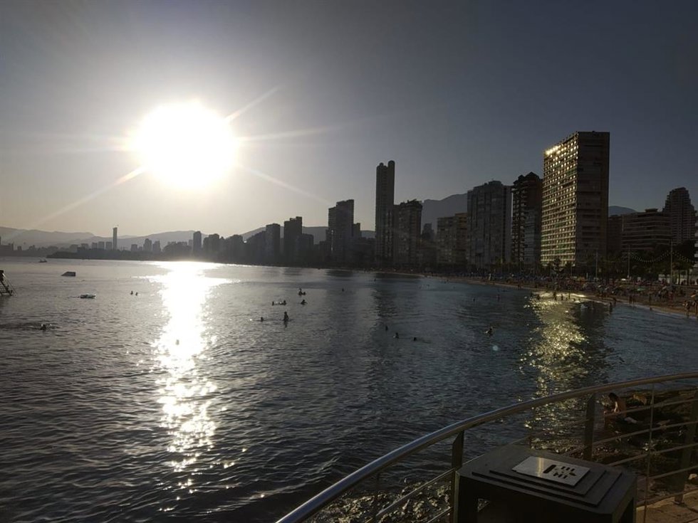 Archivo - Playa de Levante de Benidorm