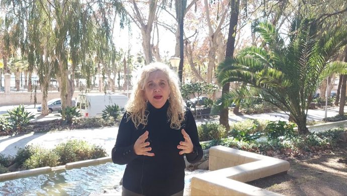 La coordinadora local de Izquierda Unida Málaga, concejala en el Ayuntamiento de Málaga y candidata a la Alcaldía, Remedios Ramos,